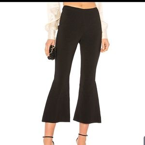Black crop pants